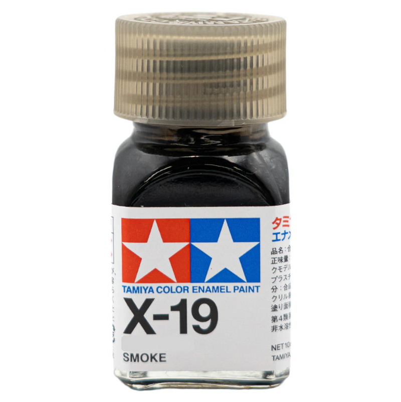 TAMIYA ENAMEL X-19 SMOKE (GLOSS) - T80019