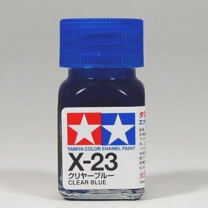 TAMIYA ENAMEL X-23 CLEAR BLUE (GLOSS) - T80023