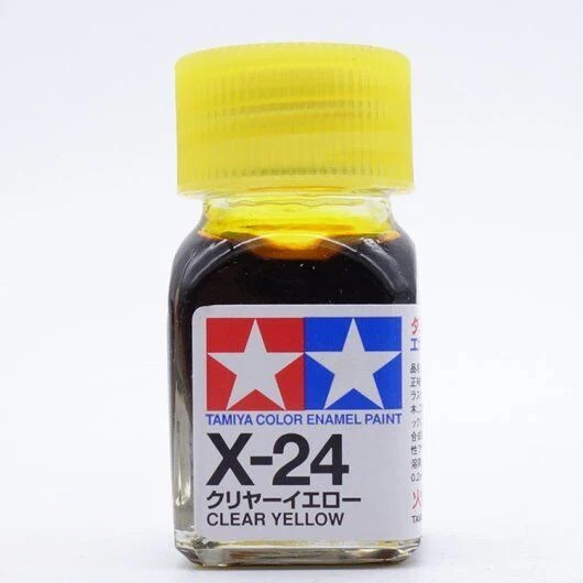 TAMIYA ENAMEL X-24 CLEAR YELLOW - T80024