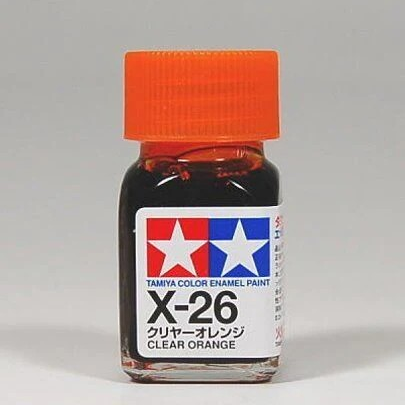 TAMIYA ENAMEL X-26 CLEAR ORANGE (GLOSS) - T80026