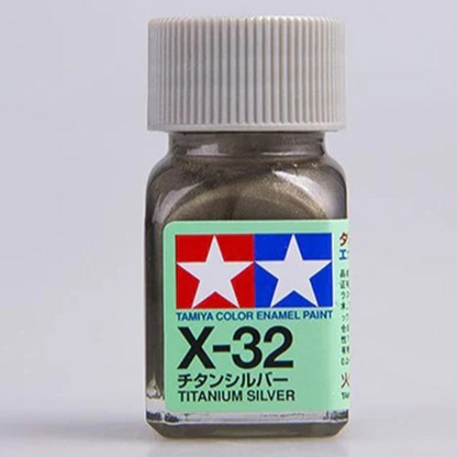 TAMIYA ENAMEL X-32 TITANIUM SILVER - T80032