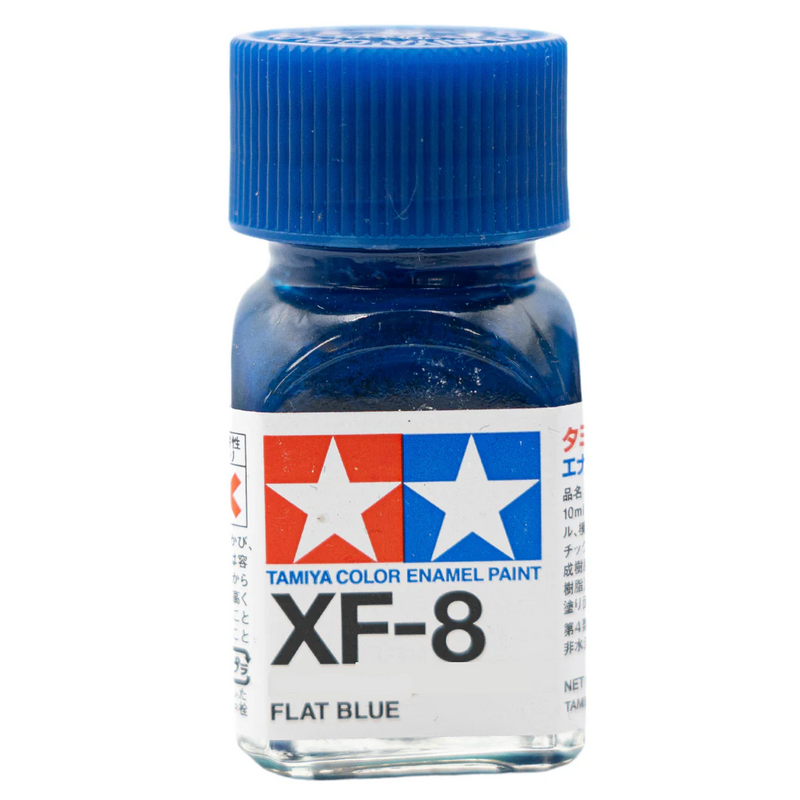 TAMIYA ENAMEL XF-8 FLAT BLUE (MATT) - T80308