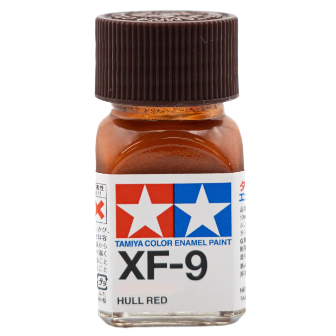 TAMIYA ENAMEL XF-9 HULL RED (MATT) - T80309