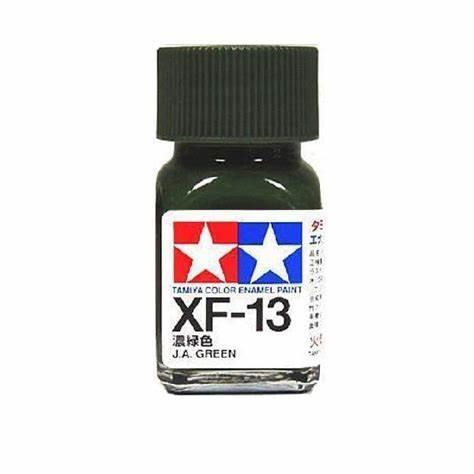 TAMIYA ENAMEL XF-13 J.A. GREEN - T80313