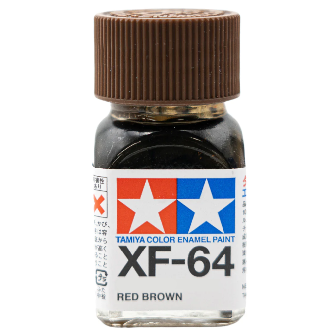 TAMIYA ENAMEL XF-64 RED BROWN (MATT) - T80364