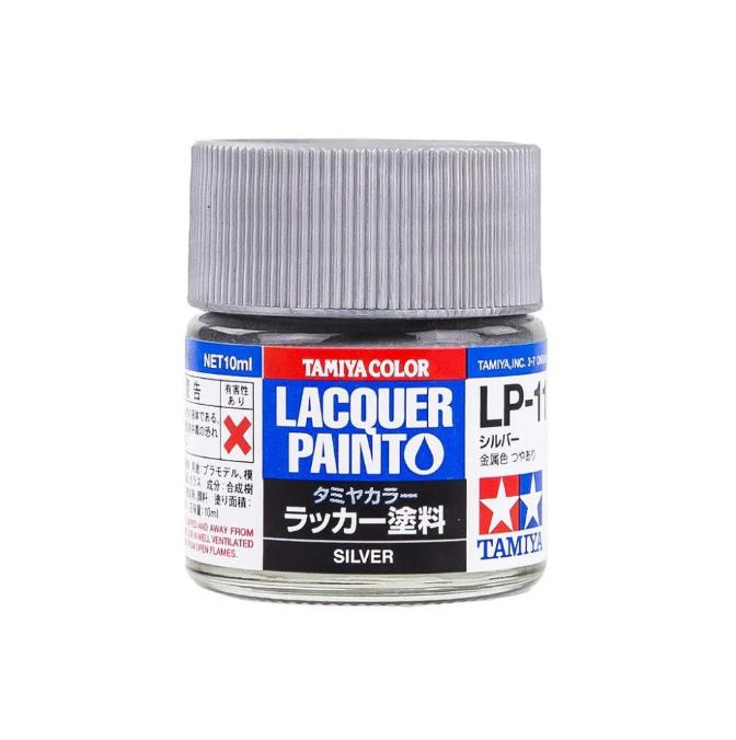 TAMIYA LACQUER LP-11 SILVER - T82111