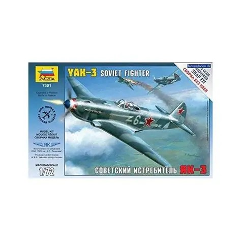 ZVEZDA 7301 1/72 YAK-3 SOVIET FIGHTER PL - 7301
