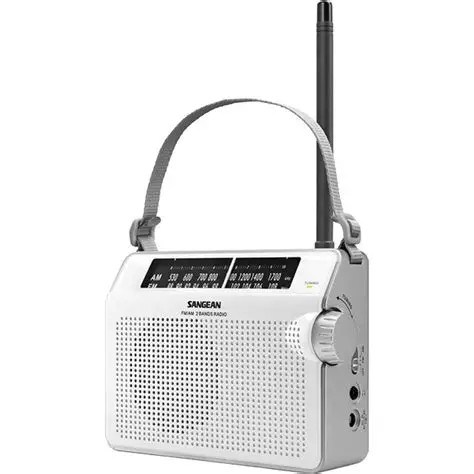 SANGEAN PR-D6P WHITE AM/FM RADIO - PRD6W 