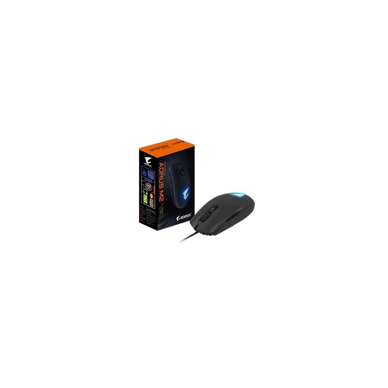 GIGABYTE AORUS M2 OPTICAL AMBIDEXTROUS WIRED GAMING MOUSE - MIG-AORUSM2