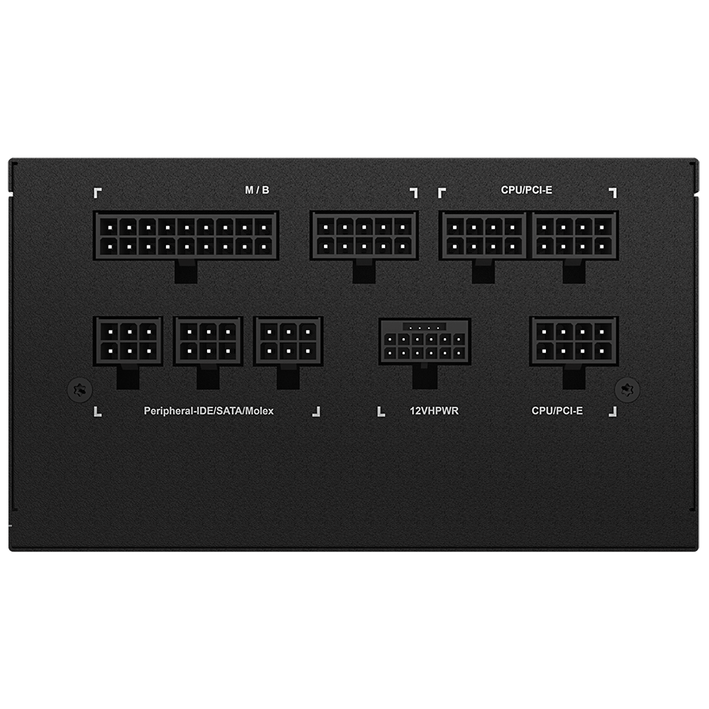 GIGABYTE 850W 80+ GOLD FULLY MODULAR PCIE GEN 5 POWER SUPPLY - GP-UD850GM-PG5-V2