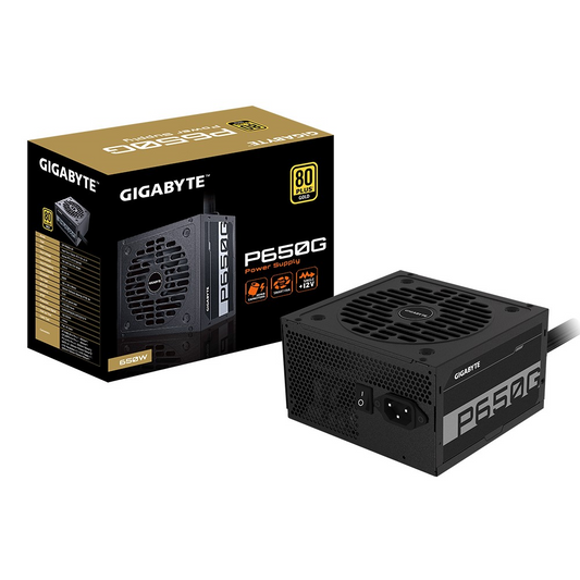 GIGABYTE 650 WATT POWER SUPPLY NON-MODULAR - GP-P650G-PSU