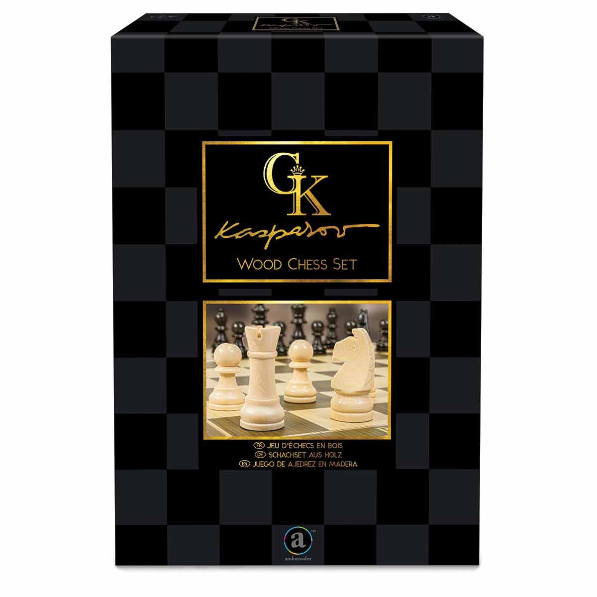 KASPAROV WOOD CHESS SET - MAGK801