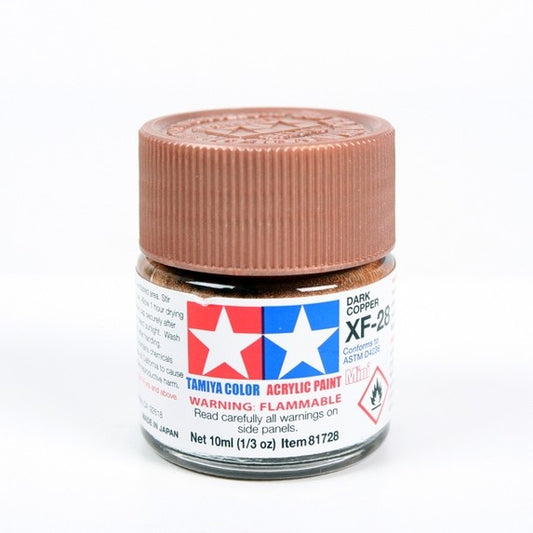 TAMIYA ACRYLIC XF-28 DARK COPPER - T81728