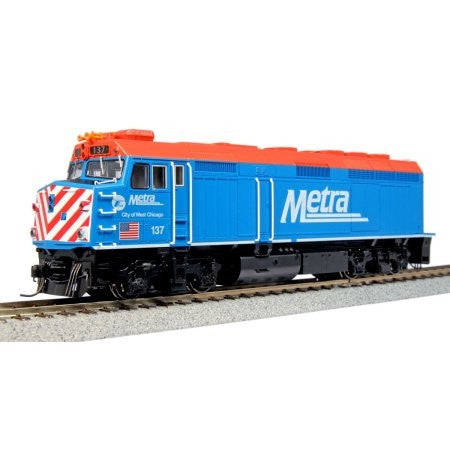 Kato 37-6571 HO Chicago Metra EMD F40PH Commuter Version - Standard DC - KA376571