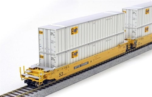 KATO 30-9022 HO 53' CONTAINER EMP (2) - 30-9022