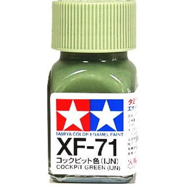 TAMIYA ENAMEL XF-71 COCKPIT GREEN (IJN) - T80371