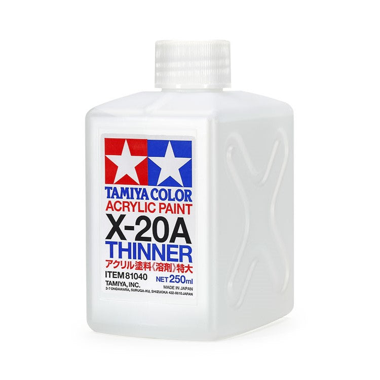 TAMIYA ACRYLIC THINNER X-20A 250ML - T81040