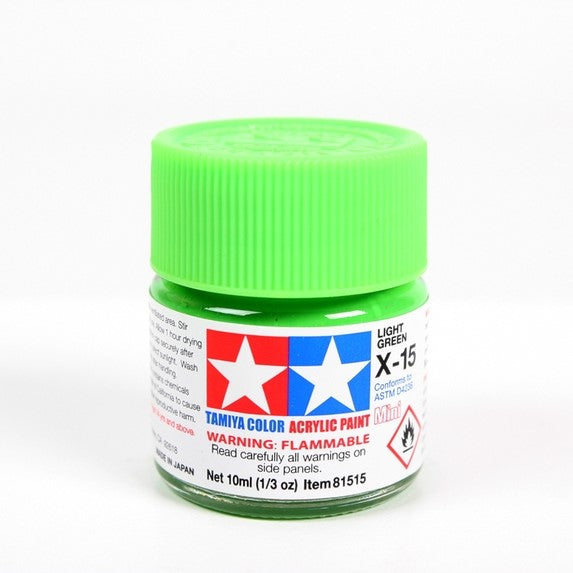 TAMIYA ACRYLIC X-15 LIGHT GREEN - T81515