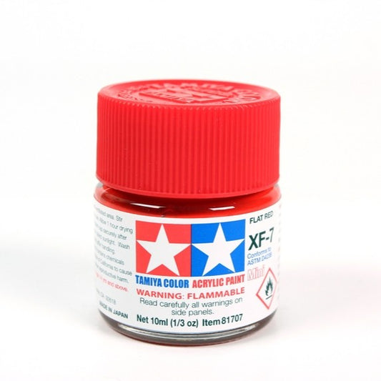 TAMIYA ACRYLIC XF-7 FLAT RED - T81707