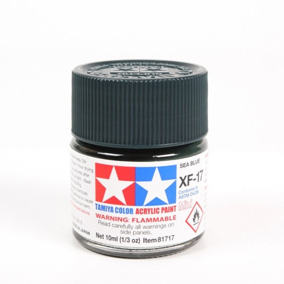 TAMIYA ACRYLIC XF-17 SEA BLUE - T81717