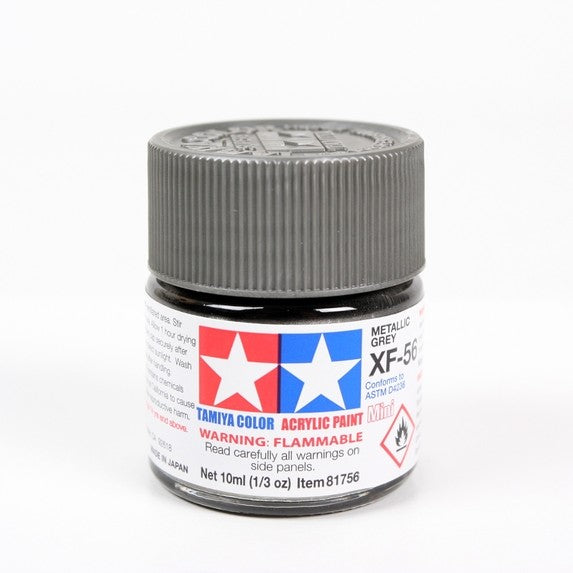 TAMIYA ACRYLIC XF-56 METALLIC GREY - T81756
