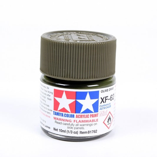 TAMIYA ACRYLIC XF-62 OLIVE DRAB - T81762