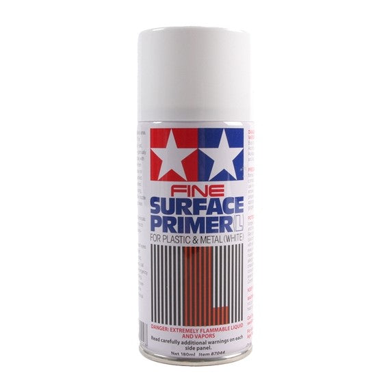 TAMIYA SPRAY FINE SURFACE PRIMER WHITE - T87044