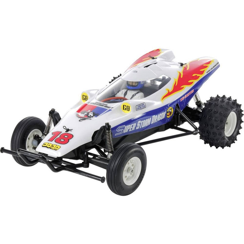 Tamiya 1:10 RC Super Storm Dragon Wei, Blau 1:10 RC Modellauto Elektro Straenmodell - T47438