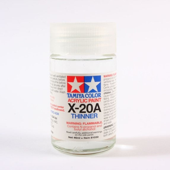 TAMIYA ACRYLIC THINNER X-20A 40ML - T81030