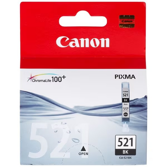 CANON 521 BLACK INK CARTRIDGE - CI521B 