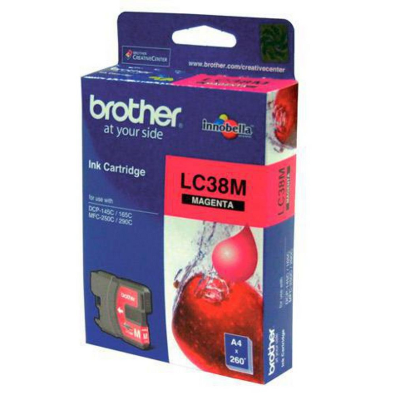 BROTHER 38 MAGENTA INK CARTRIDGE - B38M 