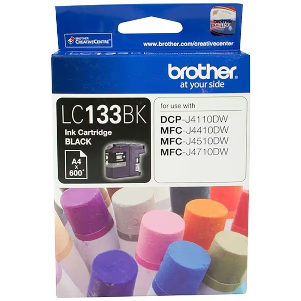 BROTHER 133 BLACK INK CARTRIDGE - B133B 