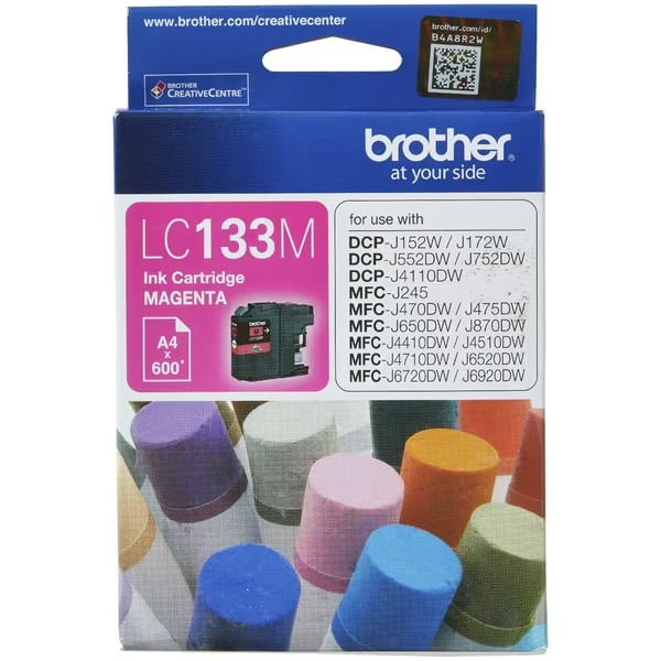 BROTHER 133 MAGENTA INK CARTRIDGE - B133M 