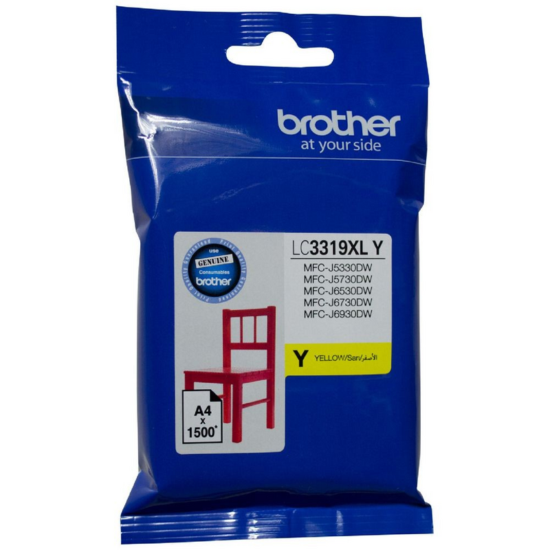BROTHER 3319XL YELLOW INK CARTRIDGE - B3319XLY 