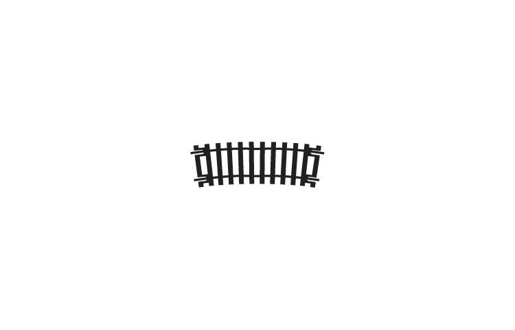 HORNBY HALF CURVE - 2ND RADIUS OO GAUGE - R643