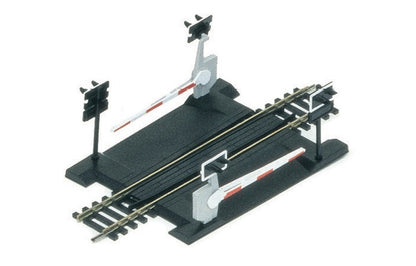 HORNBY R645 00 GAUGE LEVEL CROSSING SINGLE TRACK - R645-02-525