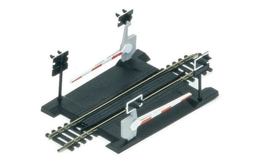 HORNBY R645 00 GAUGE LEVEL CROSSING SINGLE TRACK - R645-02-525
