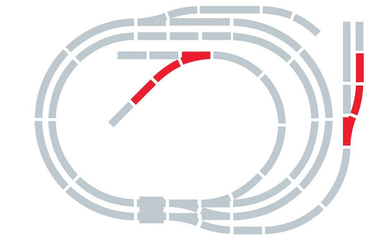 HORNBY RAILWAYS TRACK EXTENSION PACK F