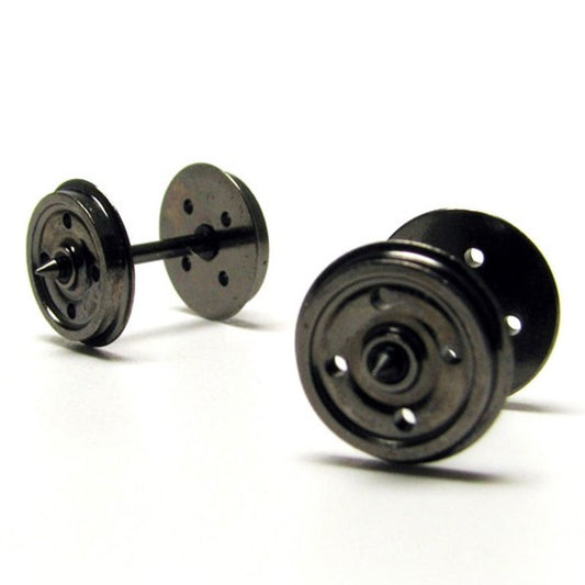 HORNBY 14.1MM DISC WHEELS - 4 HOLE (PACK 10) - R8234