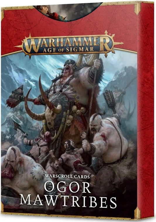 WH AOS OGOR MAWTRIBES WARSCROLL CARDS - 9504