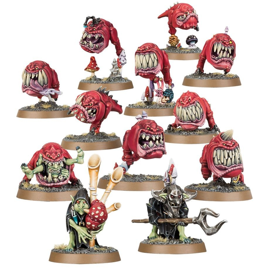 WH AOS GLOOMSPITE GITZ: SQUIG HERD - 89-48