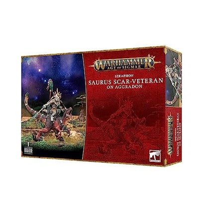 WH AOS SERAPHON SAURUS SCAR-VETERAN ON AGGRADON - 88-24