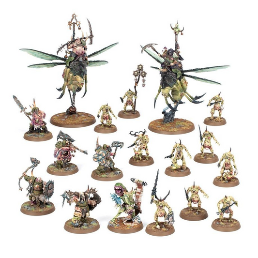 WH AOS SPEARHEAD MAGGOTKIN OF NURGLE