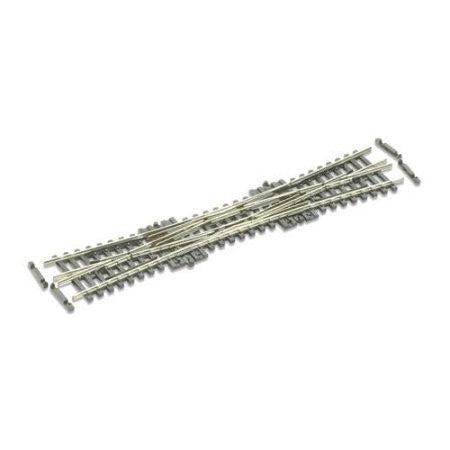 PECO SL-E390F N DOUBLE SLIP CODE 55 TURNOUT W/ ELECTRIFIED FROG 10 ANGLE - SLE390F