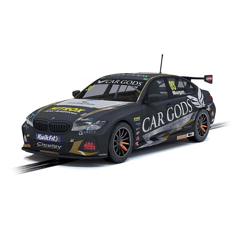 Scalextric BMW 330i NGTC BTCC Ciceley Motorsport 2021 Adam Morgan. Touring BTCC British Touring Car Championship Slot Car (Black/Gold) - C4306