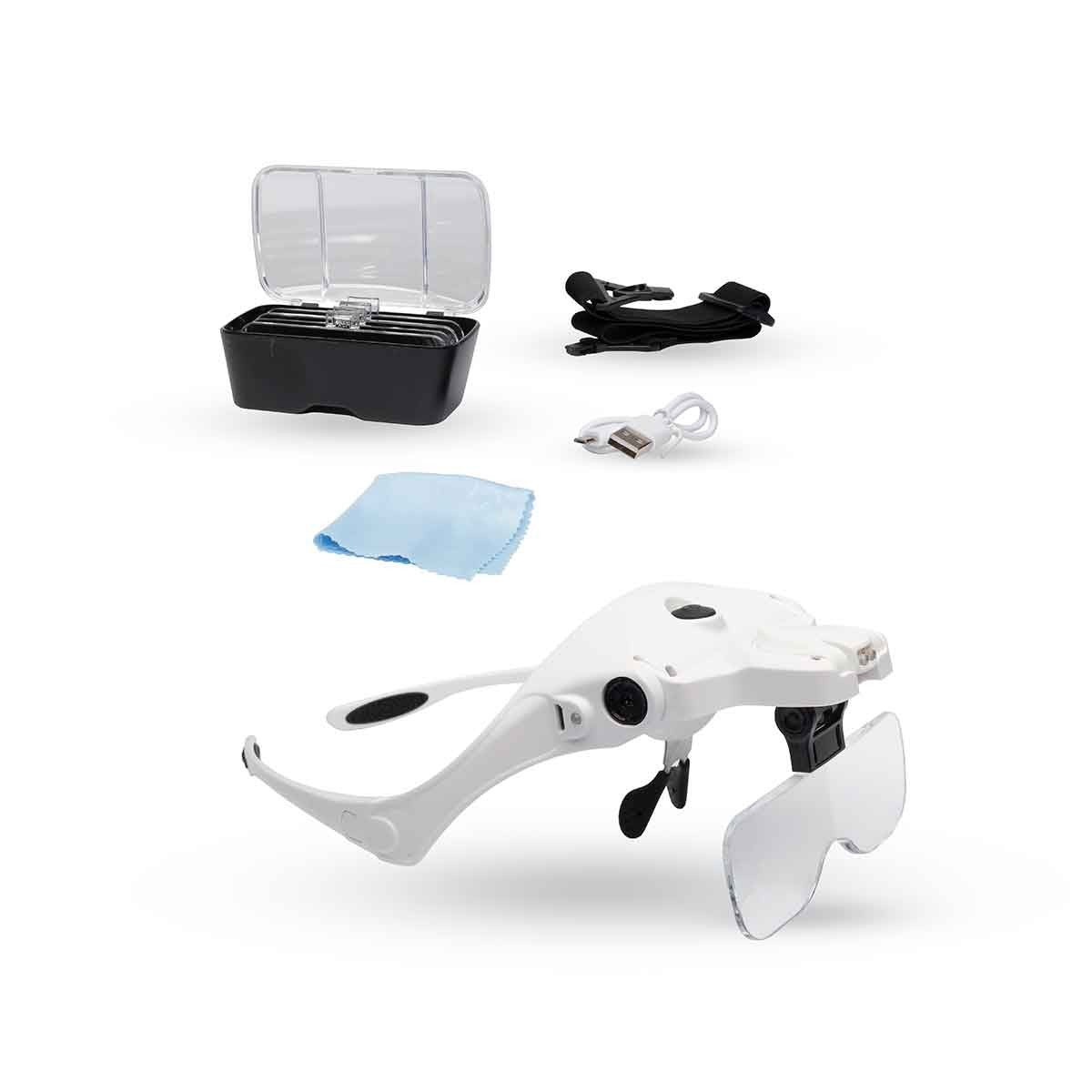 LIGHTCRAFT MAGNIFIER SPECTACLES AND HEADBAND - LC1780