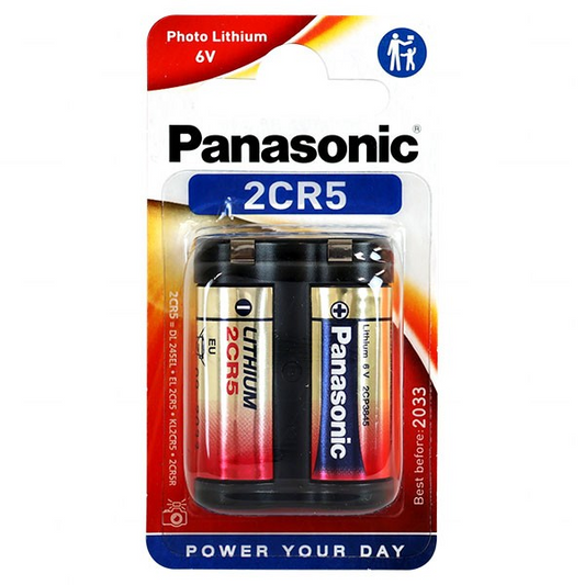 PANASONIC 2CR5 LITHIUM 6V - 46000-003B