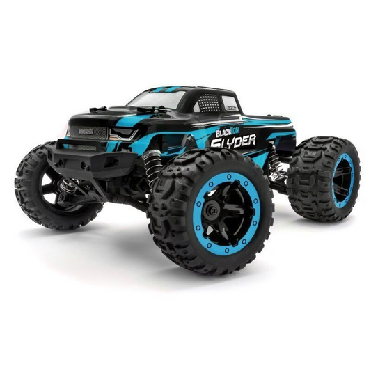BLACKZON SLYDER MT 1/16 4WD ELECTRIC MONSTER TRUCK - BLUE - BZ540104