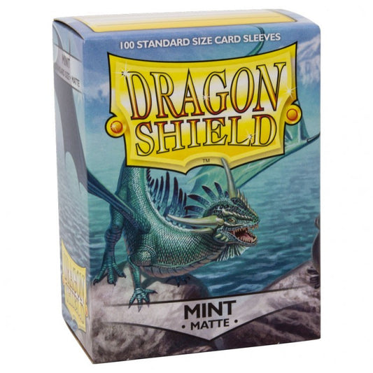 DRAGON SHIELD STANDARD SIZE SLEEVES MATTE MINT 100PK - AT11025