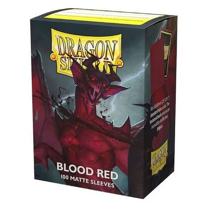 DRAGON SHIELD STANDARD SIZE SLEEVES MATTE BLOOD RED - AT11050